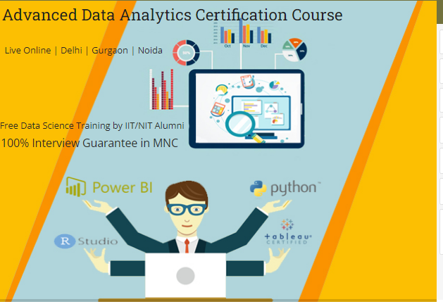 Data Analyst Training Course in Delhi, 110053, Microsoft Power BI Certification Institute in Gurgaon, Free Python Machine Learning in Noida, and Excel and Tableau Course in New Delhi, [100% Job, Update New Skill in ’24] Twice Your Skills Offer’24, get TCS Data Science Professional Training,